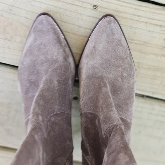 Vero Cuoio Women's Brown Boots 8.5 M Suede Tan NWT Heeled‎ - Picture 6 of 12